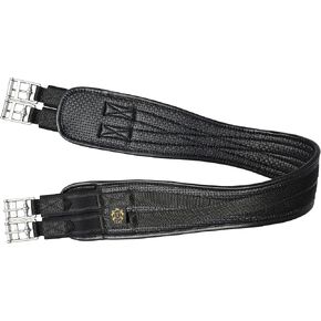T TEKE Contoured Chafeless Girth for Horses, Airflow Waffle PVC Foam Construction with Double Side Heavy Duty Cotton Elastic and Stainless Steel Buckles (38"-56") in Kuwait