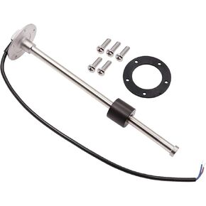 KAOLALI Fuel Gas Sender Stainless Steel Fuel Sending Unit Marine Boat Water Level Gauge Sensor 5 Hole fit Fuel &Water Gauge 0~190ohm 240~33ohm (240-33ohm, 12"(300mm)) in Kuwait