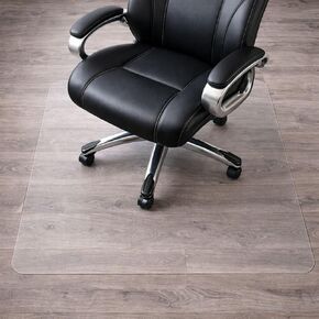 Marvelux Heavy Duty Polycarbonate Office Chair Mat for Hardwood Floors 36" x 48", Clear Hard Floor Protector Mat, Rectangular Floormat, Shipped Rolled in Kuwait