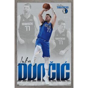 Trends International NBA Dallas Mavericks - Luka Doncic 22 Wall Poster, 22.375" x 34", Premium Unframed Version in Kuwait