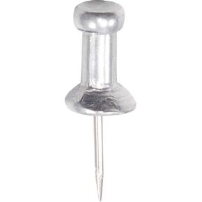دبابيس دفع برأس ألومنيوم من GEM CPAL3، ألومنيوم، فضي، 3/8 بوصة (صندوق من 100) in Kuwait
