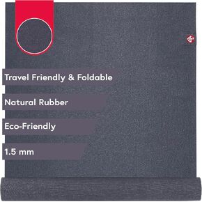 Manduka eKO Superlite Yoga Mat for Travel - Lightweight, Easy to Roll and Fold, Durable, 1.5mm Thick, 71 Inch in Kuwait