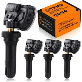 4pcs Tire Pressure Monitoring Sensors 434MHz TPMS System Service Kit with Valve Stems Compatible with 14-22 Cherokee Ram 1500 5 Lug Wheels 2500 3500 Dually 14-18 4500 5500 Pickup Truck in Kuwait