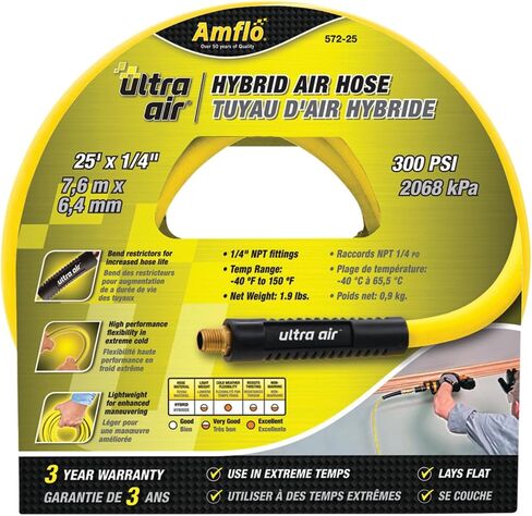 Amflo 572-25 1/4 بوصة × 25 بوصة خرطوم هواء هجين فائق السرعة in Kuwait