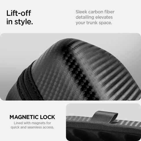حقيبة تخزين مدمجة من Spigen Lifting Jack Pads (إصدار كربوني) مصممة لطراز Tesla 3/Y/S/X مع فتح/إغلاق مغناطيسي [4 قطع مع حقيبة تخزين] in Kuwait