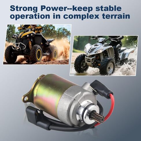 WATERWICH Starter Compatible with GY6 Engine 150cc 200cc 250cc 4-Stroke ATV Dirt Bikes Scooters Go Kart Compatible with Baja Wilderness Tao Tao Coolster Jonway Roketa in Kuwait