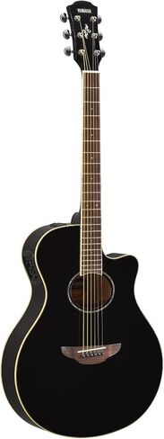 Yamaha 6 String Acoustic-Electric Guitar, Right, Smoky Black Matte (APX600M SMB) in Kuwait