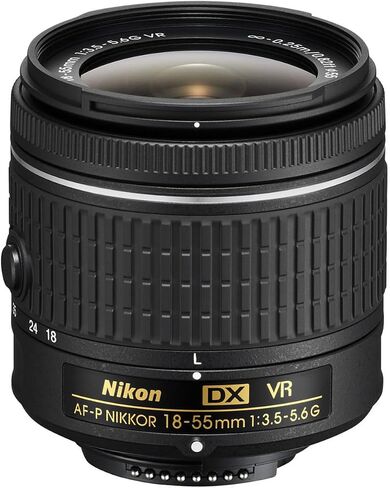 Nikon AF-P DX NIKKOR 18-55mm f/3.5-5.6G VR Lens for Nikon DSLR Cameras in Kuwait