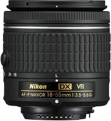 Nikon AF-P DX NIKKOR 18-55mm f/3.5-5.6G VR Lens for Nikon DSLR Cameras in Kuwait