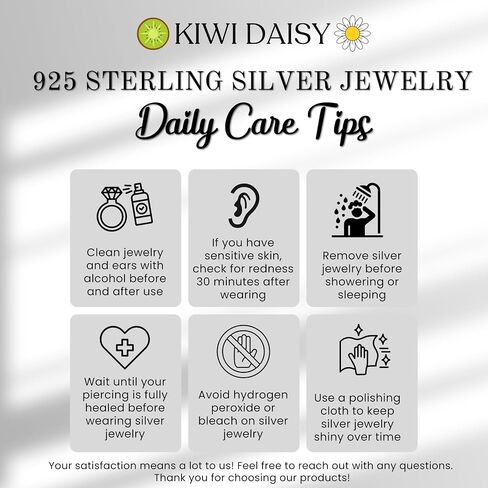 KIWI DAISY Panda Ball Sterling Silver Stud Earrings (Hypoallergenic) in Kuwait