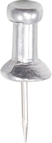 دبابيس دفع برأس ألومنيوم من GEM CPAL3، ألومنيوم، فضي، 3/8 بوصة (صندوق من 100) in Kuwait