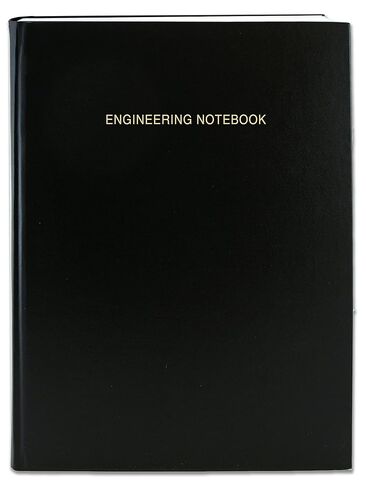 دفتر ملاحظات هندسي باللون الأحمر من BookFactory - 96 صفحة (.25 بوصة تنسيق الشبكة الهندسية) 8 7/8 بوصة × 11 1/4 بوصة دفتر ملاحظات للمختبر الهندسي غطاء أحمر قسم مخيط متين (EPRIL-096-LGS-A-LRT4) in Kuwait