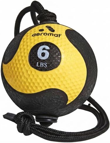 كرة طبية من AGM Group AeroMat Elite Power Rope باللون الأرجواني، 8 رطل in Kuwait