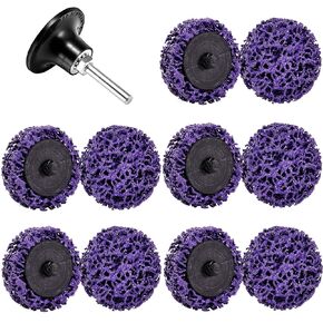 11 Pack 2" Quick Change Easy Strip It Discs for Drill, Paint Stripper Abrasive Wheel Disc, Poly Abrasive Wheel, Cleans Welds Rust Paint Removal Wheel in Kuwait