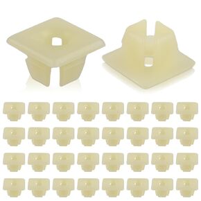 GoaMotors 50 PCS License Plate Nylon Screw Inserts, Nylon Trim Nut, Grommet Nut, Nylon License Plate Fasteners for Chevrolet Headlight Bezel, Grille in Kuwait