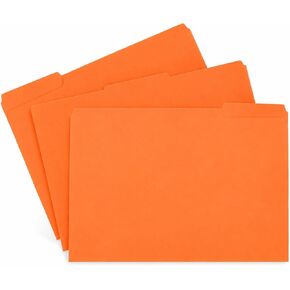 Legal File Folders - White | 100 Pack | Made in America | 1/3 Cut Top Tab Legal Size File Folders | Assorted 3 Tabs | Colored Manila File Folders | 8.5" x 14" | Organize & Store Papers in Kuwait