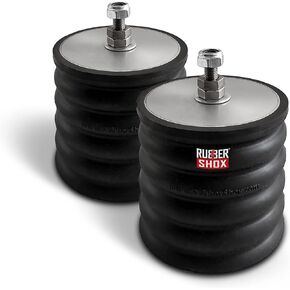 Rubbershox Paired Natural Rubber Bump Stop for RAM ProMaster 1500/2500/3500 | Suspension Enhancement System Pattern | 9000 Ibs Capacity at 50% Compression (7" x 4"Hardness 80", UB1223-80) in Kuwait