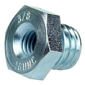 محول Weiler 07746 5/8"-11 UNC إلى 3/8"-24 صامولة UNF للكوب أو فرشاة العجلة (عبوة من 10) in Kuwait