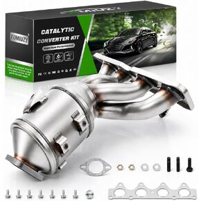 Catalytic Converter Kit Fit Hyundai Accent Veloster Kia Soul Rio 2012 2013 2014 2015 2016 2017 1.6L in Kuwait