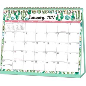 2024-2025 Desk Calendar - Desk Calendar 2024-2025 Standing Flip, July 2024 - Dec 2025, 10" x 8.3", Memo Pages, Desktop Calendar 2024-2025 with Strong Twin-Wire Binding & Blank Blocks in Kuwait