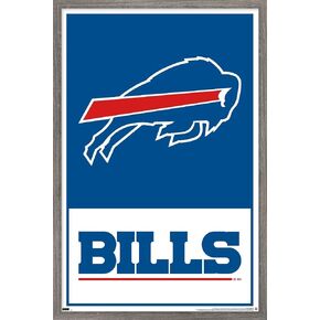 ملصق حائط بشعار 21 من Trends International NFL Buffalo Bills، 22.37 بوصة × 34.00 بوصة، نسخة غير مؤطرة in Kuwait