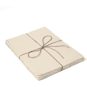 Watercolor Paper | Letter Sized Vintage Paper 8.5 x 11 Inches | 200 GSM Handmade Paper | 50 Sheets of Recycled Cotton Papers, Perfect for Any Medium, Blank Water Color Papers, Antique Paper in Kuwait