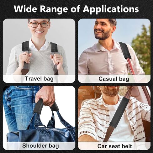 SEG Direct Black and Gray Seat Belt Pads Pack of 2 in Kuwait