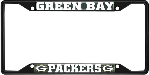 FANMATS 31360 Kansas City Chiefs Metal License Plate Frame Black Finish in Kuwait
