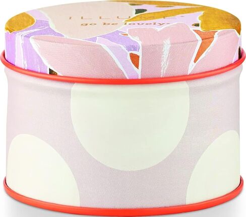 ILLUME Go Be Lovely Small Fleur Tin Candle, 2" L x 1" W x 1" H, Lavender La La in Kuwait