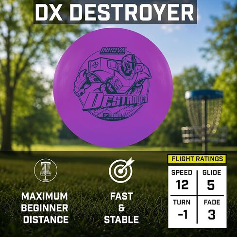 مجموعة Innova Disc Golf Starter - قد تختلف الألوان 160-180 جم - مضرب الجولف القرصي، مشغل الجولف القرصي، متوسط ​​المدى، مجموعة أقراص الجولف المعتمدة من PDGA، مجموعة أقراص الجولف الفريسبي in Kuwait