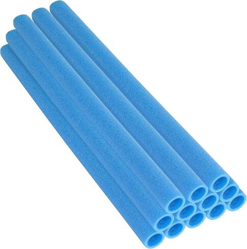 Upper Bounce Foam Noodle Trampoline Pole Foam Sleeves Set of 8 to 16 Trampoline Padding Replacement, Foam Tubes for Padding, 33" or 44" Length, 1" to 1.75" Diameter in Kuwait