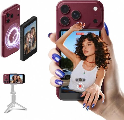 Smartphone-Camera-Video-Microphone-Vlogging-Kit, SYNCO Vlogger Kit 2 Shotgun Microphone with LED Light, Mini Tripod, Mini Ball Head, Phone Holder for Selfies, Tutorials, YouTube Videos in Kuwait