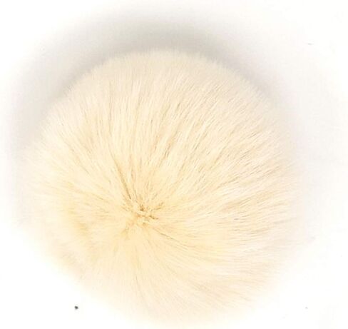 Real Raccoon Fur Fluffy Pompom Ball for Knitting Hat Shoes Scarves Bags Charms Primary Color 15 in Kuwait