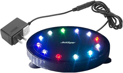 5 بوصة 12 LED حوض السمك فقاعة ضوء حجر الهواء، خزان الأسماك LED الهواء فقاعة ضوء مضخة هواء غاطسة مصباح حجر فقاعة لتزيين خزان الأسماك السلحفاة in Kuwait