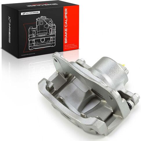 A-Premium Disc Brake Caliper Assembly with Bracket Compatible with Select Toyota Models - Camry 2005-2006, Avalon 2005-2007, Sienna 2004-2010, Solara 2004-2008 - Front Left Driver Side in Kuwait