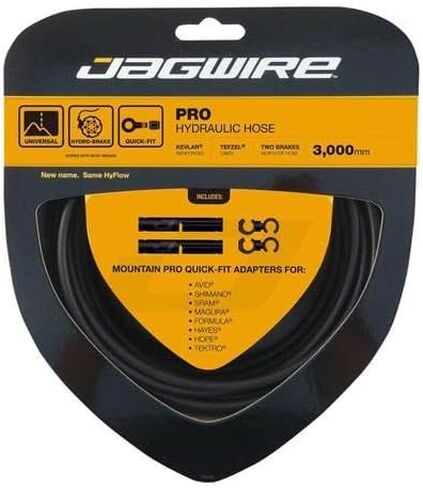 Jagwire - مجموعة خرطوم الفرامل القرصية الهيدروليكية الاحترافية | لدراجات الطرق والحصى ودراجات MTN | يتطلب طقم Jagwire Pro Quick Fit Kit | 3000 ملم | أخضر عضوي in Kuwait