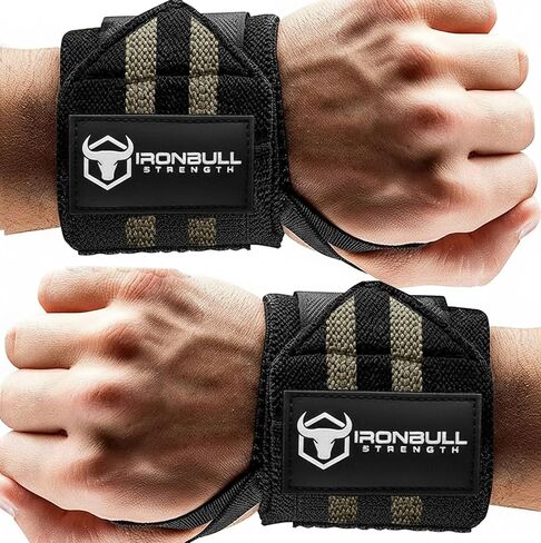 Iron Bull Strength Wrist Wraps & Lifting Straps Combo in Kuwait