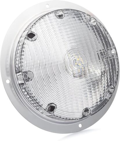 Lumitronics RV Trailer Camper 5th Wheel LED Round Surface Mount Scare Light - Mounting Gasket Included in Kuwait