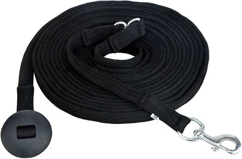 CHALLENGER Horse 36' Long Soft Cotton Web Lunge Line Turquoise 98J01TR-36 in Kuwait