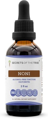 Secrets of the Tribe Noni Alcohol-Free Liquid Extract, Noni (Morinda citrifolia) Dried Fruit (2 FL OZ) in Kuwait