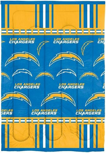 Northwest 1NFL-86400-I079-EDC Los Angeles Chargers سرير كامل في مجموعة حقيبة in Kuwait