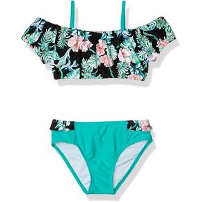 Tommy Bahama Girls' Two-Piece Bikini Swimsuit Bathing Suit
