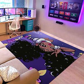Kids Carpet Game Playmat, City Life Road Traffic Fun Hop and Count Hopscotch Rug Playroom Rug, Activity Centerpiece Play Mat Nursery Rug for Bedroom, Children Room (A, 59X39.4 INCH)