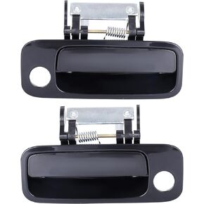 LCWRGS 2Pcs Exterior Outside Door Handle Front Driver & Passenger Side Replacement for Toyota Avalon 2000 2001 2002 2003 2004, Replaces# 80339 80846 69210AC030C0 69220AC030C0 -Black