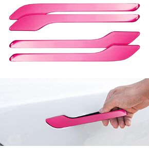 4Pcs Car Door Handle Wrap for Tesla Model 3 Y, Crystal Rhinestone Handle Cover Bling car Decals Shiny Diamond Car Accessories for Women and Girls