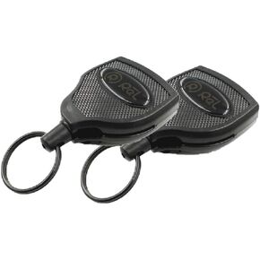 SuperRel Heavy Duty Retractable Key & Badge Holder, 48" Kevlar Cord (1)