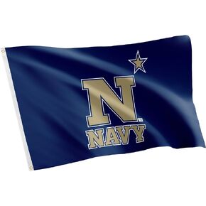 Desert Cactus United States Naval Academy Flag Midshipmen Navy USNA Flags Banners 100% Polyester Indoor Outdoor 3x5 (Style 1)
