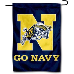 Navy Garden Flag and Yard Banner