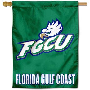 College Flags & Banners Co. Florida Gulf Coast Eagles House Flag Banner