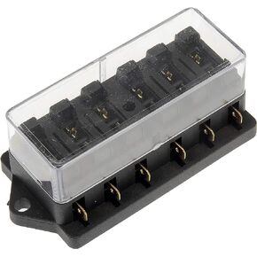 Dorman 60100 6 Slot Fuse Block, Black Universal Fit